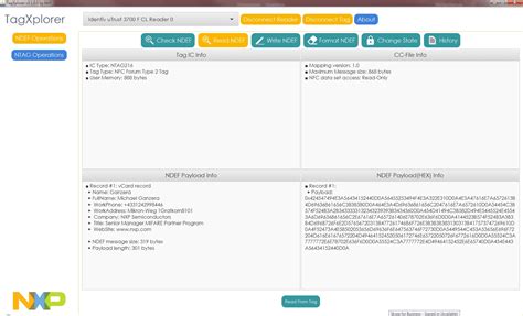 nxp nfc tag writer|nfc writer windows 10.